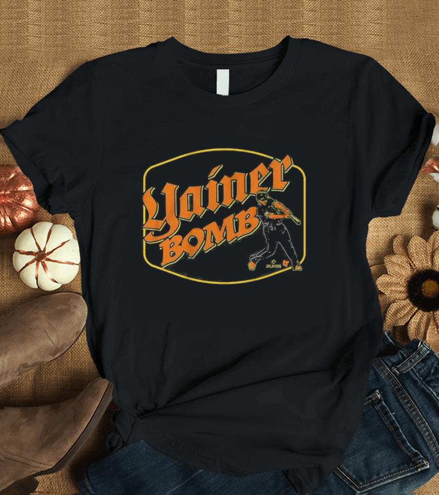 Yainer Diaz Yainer Bomb Baseball Players T-Shirt