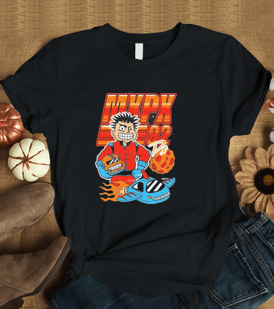 MXPX 92 PX Racing Cartoon Character with Space T-Shirt