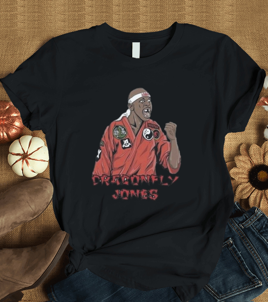 Dragonfly Jones Martin Lawrence Cartoon Mma Karate Kung Fu Martial Arts Iconic Red Gi T-Shirt