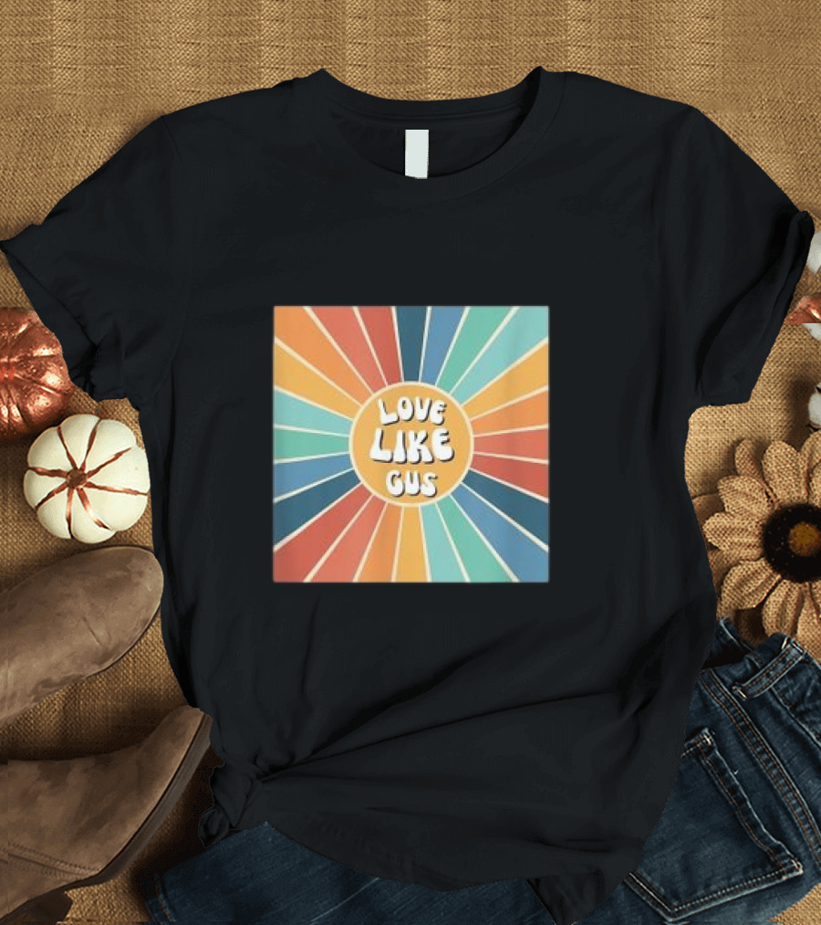 Love Like Gus Retro Sunshine Stripes T-Shirt
