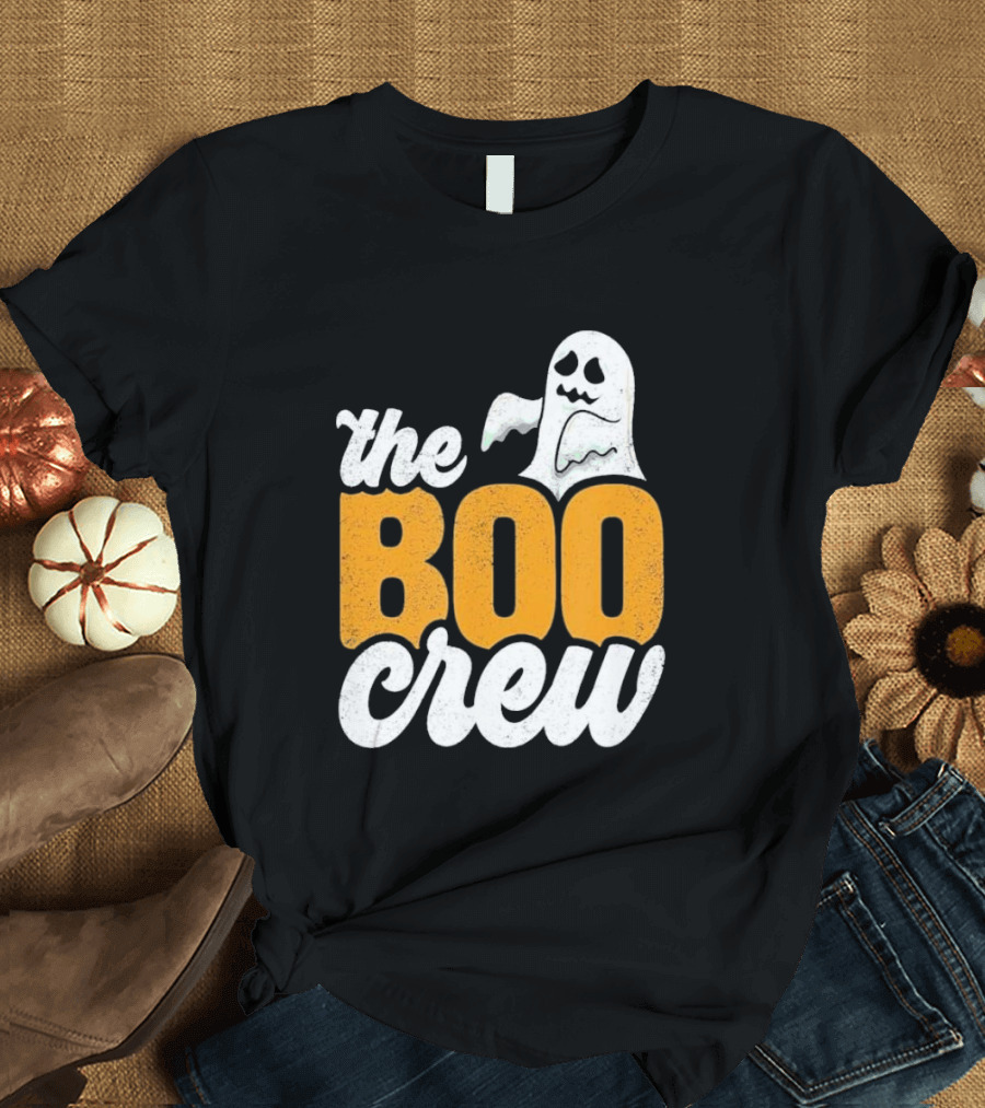 The Boo Crew Ghost Halloween T-Shirt