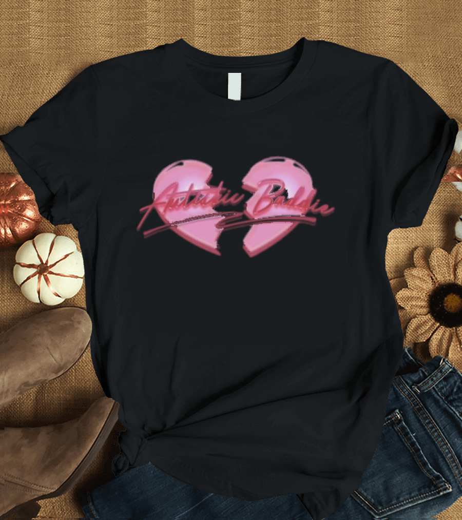 Autistic Baddie Broken Heart T-Shirt