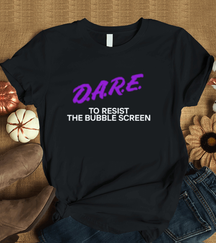 Clemson Tigers D.A.R.E. To Resist The Bubble Screen T-Shirt