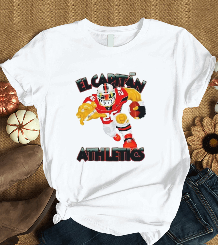 El Capitan Athletics The Best Show on Turf 2024 Football Player Action T-Shirt