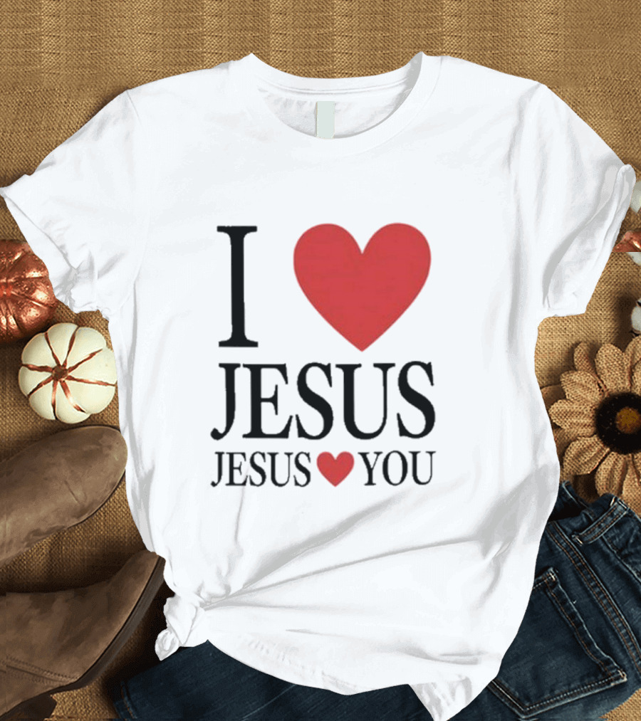 Bryce Crawford I Heart Jesus Jesus Loves You T-Shirt