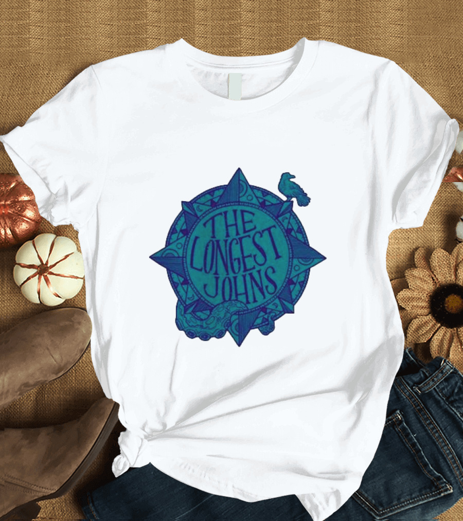 The Longest Johns Octopus Compass Jade T-Shirt
