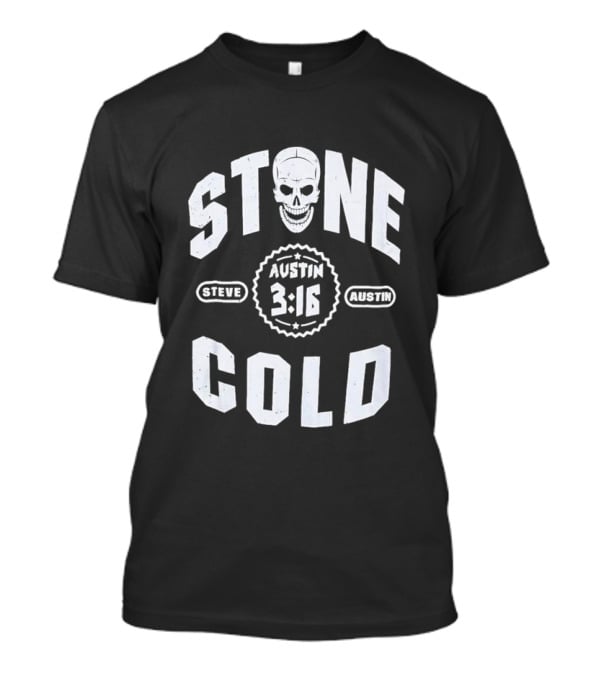 Stone Cold Steve Austin 3-16 Skull WWE Wrestling T-Shirt