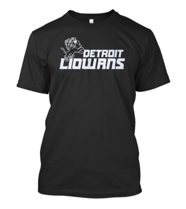 Detroit Liowans Vintage Retro Sports T-Shirt