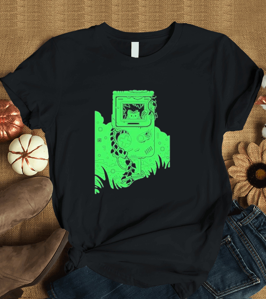 Abandoned Glow Retro Creature Drew Wise T-Shirt