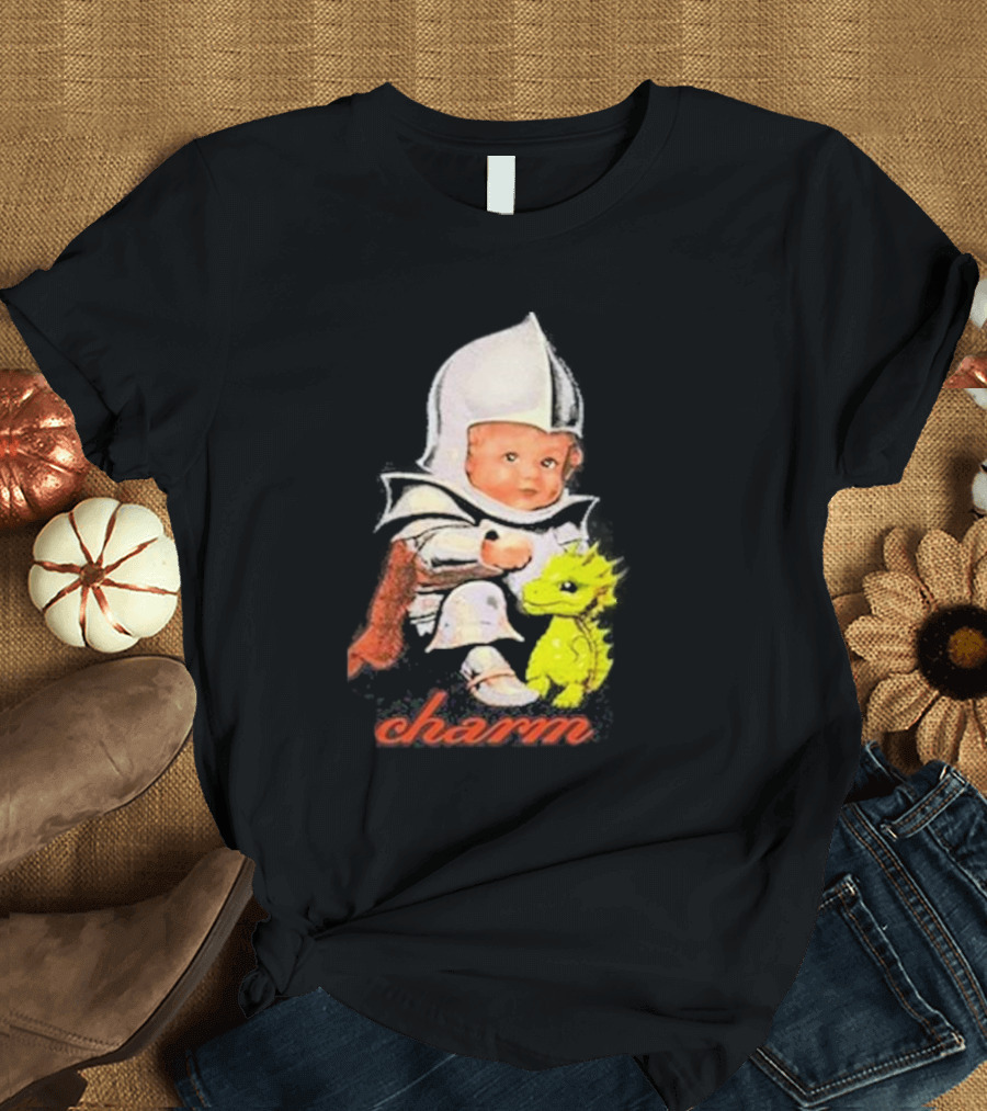 Claire Cottrill HQ Charm Baby Knight with Dragon T-Shirt