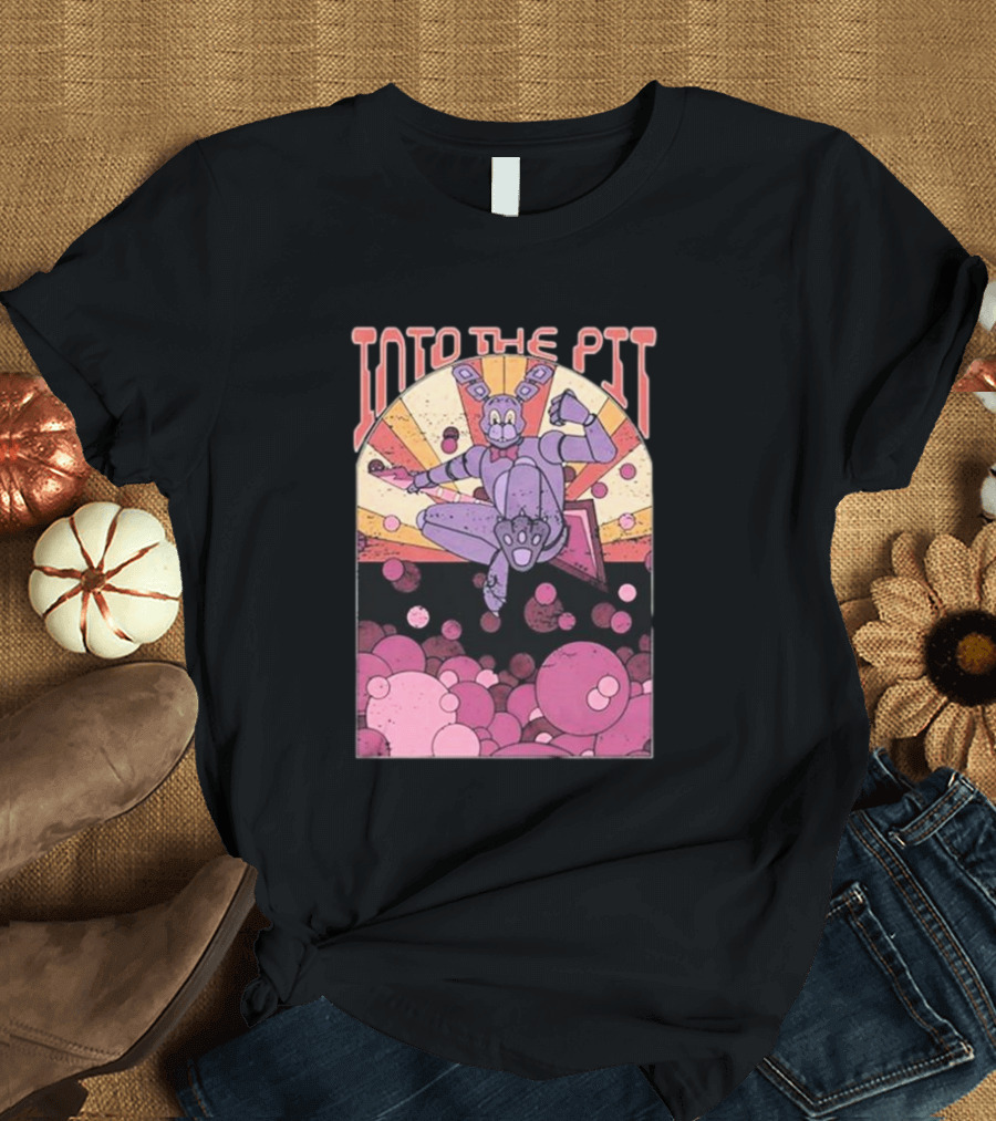 Five Nights At Freddy’s Into The Pit Bonnie Jumping In Ball Pit T-Shirt