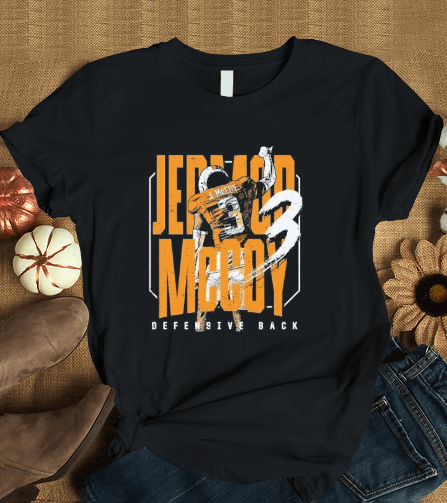 Jermod McCoy Defensive Back Number 3 College Player T-Shirt