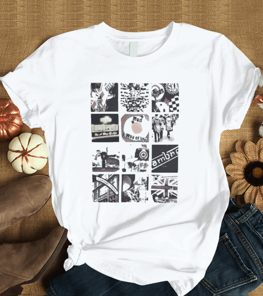 Lambretta Mod A Way of Life Target Scooter T-Shirt