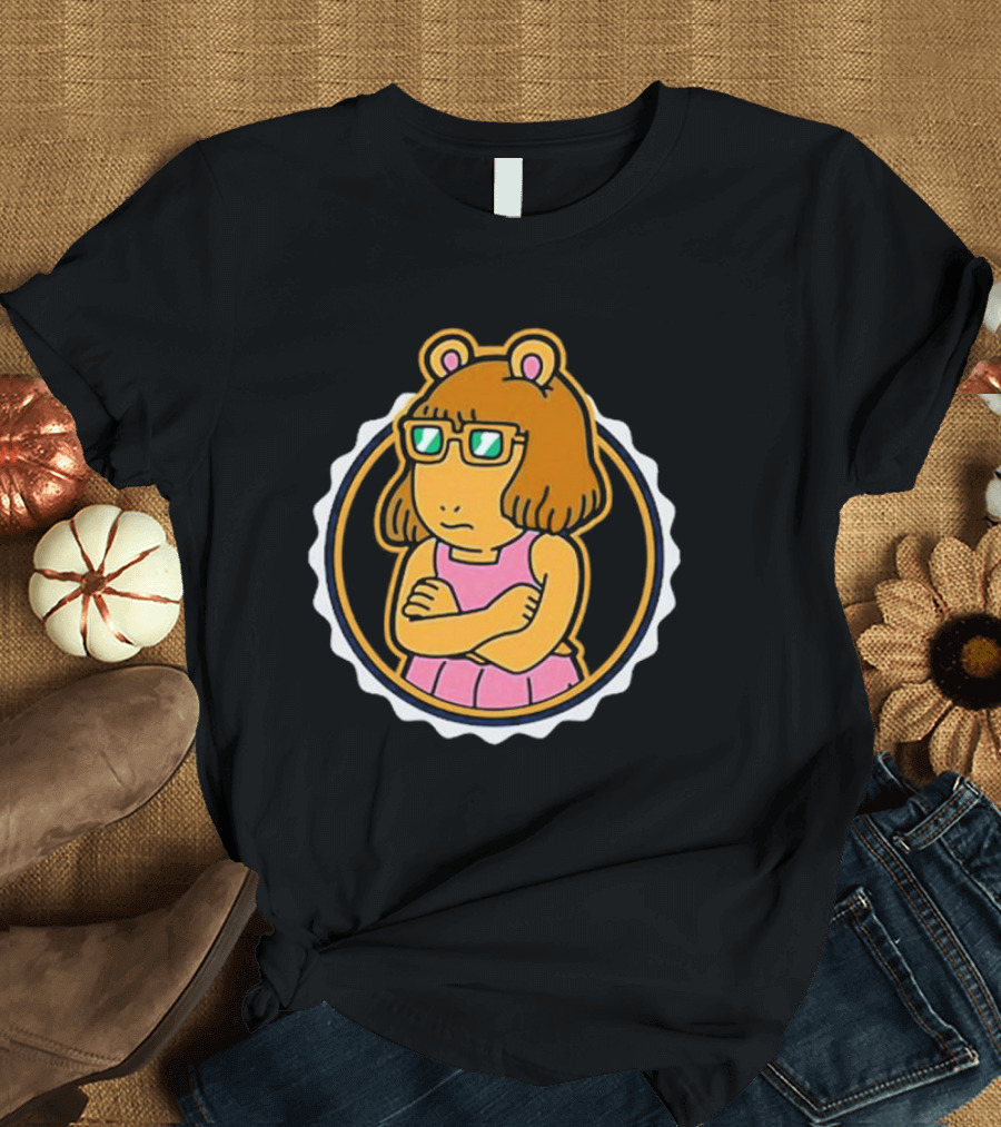 Retrokid X Arthur Minnie Read Crossed Arms Iconic Character T-Shirt