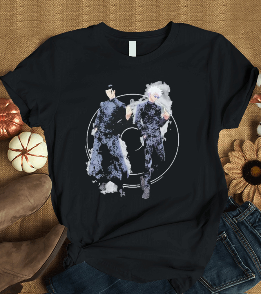Jujutsu Kaisen Gojo Geto Betta Fish Circle T-Shirt