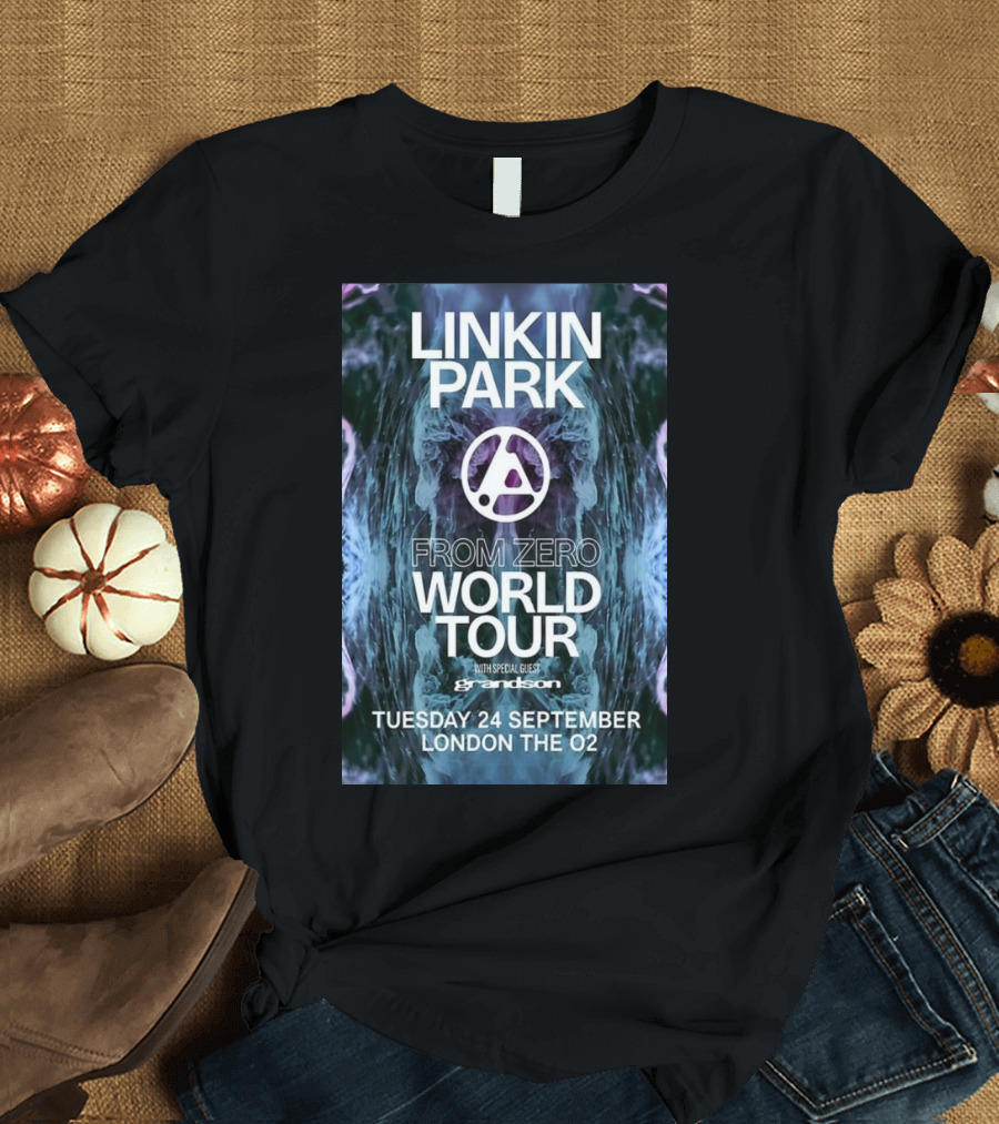LINKIN PARK FROM ZERO WORLD TOUR WITH SPECIAL GUEST GRANDSON TUESDAY 24 SEPTEMBER LONDON THE O2 T-Shirt