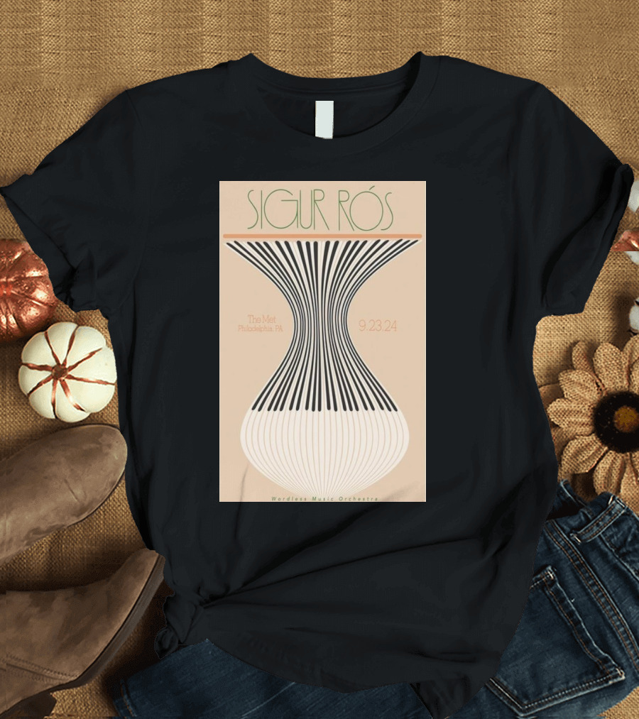 Sigur Rós Wordless Music Orchestra The Met Philadelphia PA 9.23.24 Concert T-Shirt