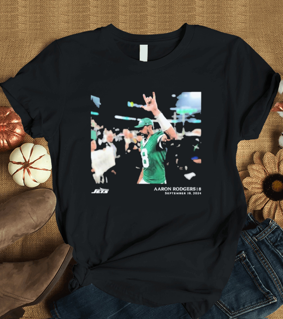 Aaron Rodgers 8 New York Jets September 19 T-Shirt