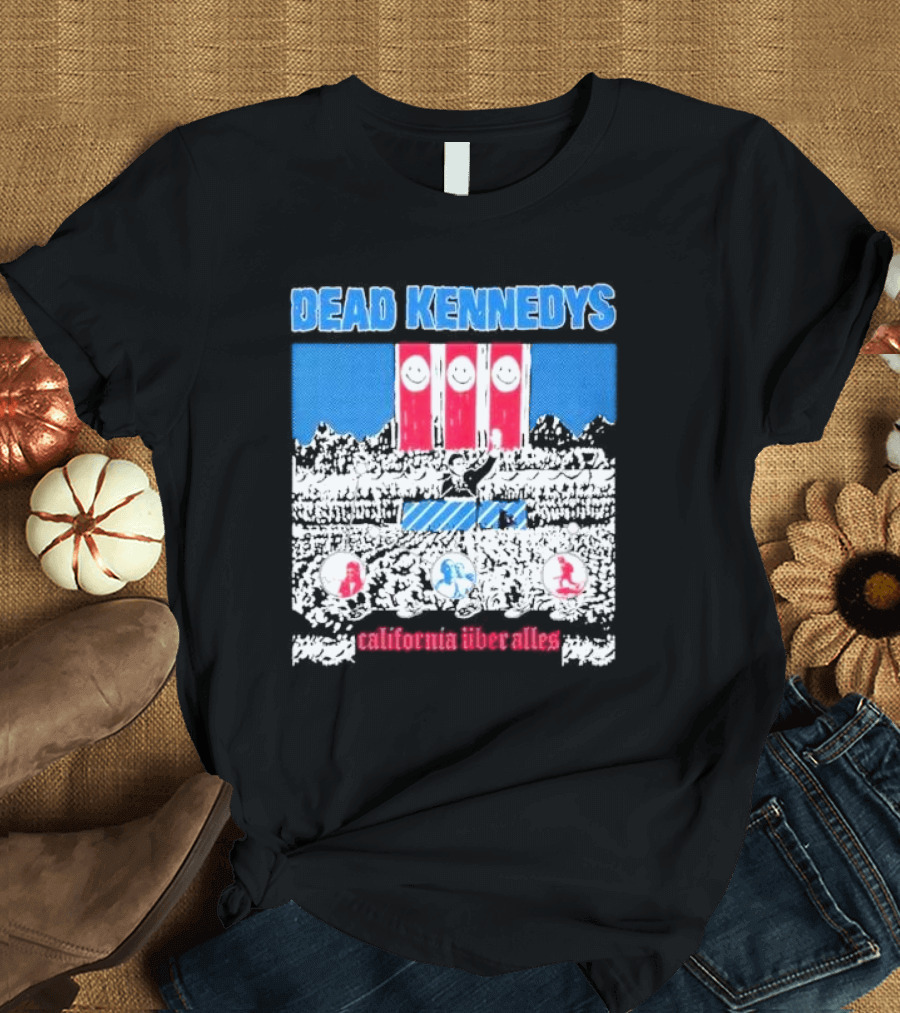 Dead Kennedys California Über Alles Smile Flags Punk T-Shirt