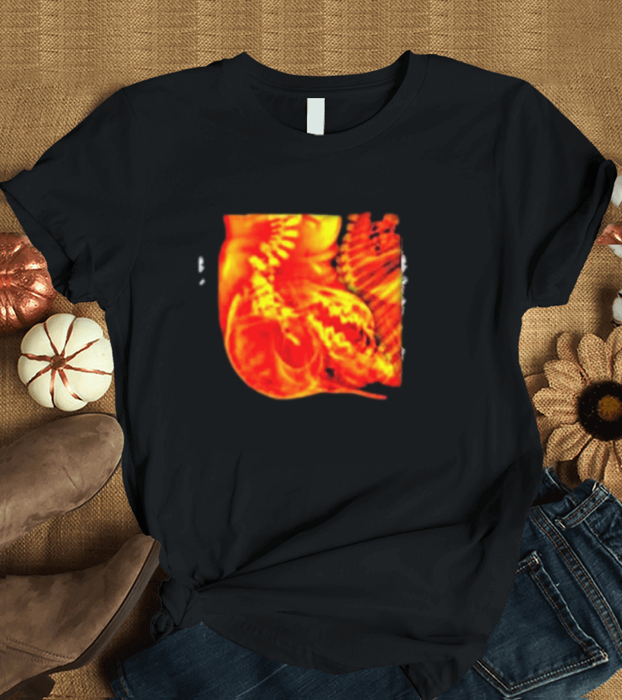 Final Resting Place Ridden of Impurities Limited Fiery Skull T-Shirt
