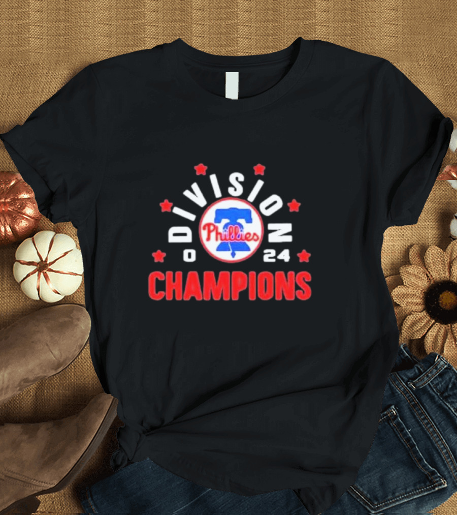 Phillies Division Champions 2024 Liberty Bell T-Shirt
