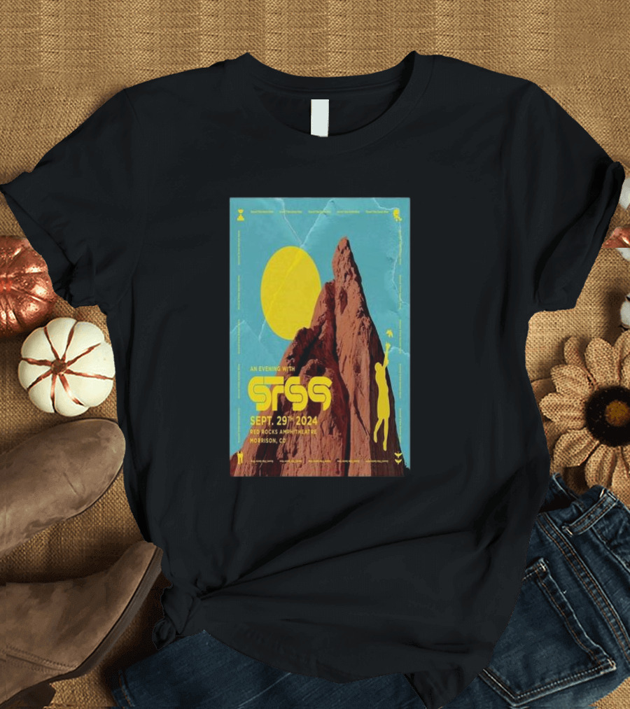 An Evening with STS9 Red Rocks Amphitheatre Morrison CO Sept 29th T-Shirt