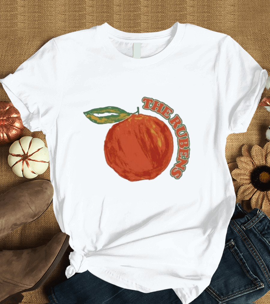 The Rubens Orange Artwork Soda T-Shirt