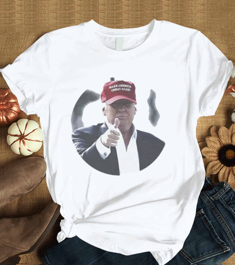 Trump Thumbs Up Make America Great Again Hat USA President T-Shirt