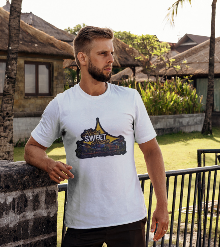 Home Sweet Home Custom Car Art Neon Sign T-Shirt