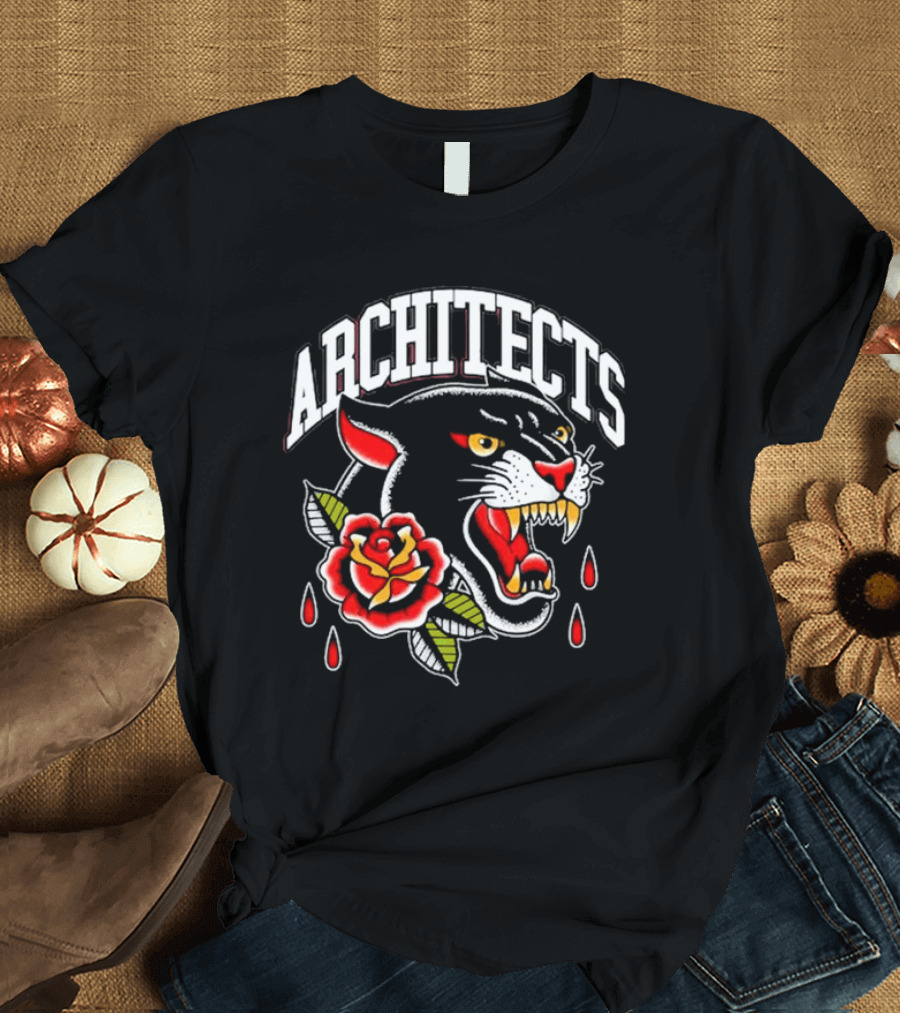 ARCHITECTS Panther Tattoo Black T-Shirt