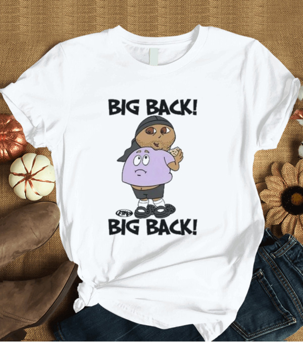 T-Shirt: Frk Opestcontrol Store Big Back Big Back Character Eating Cookie T-Shirt Frk Opestcontrol Store Big Back Big Back Character Eating Cookie T-Shirt