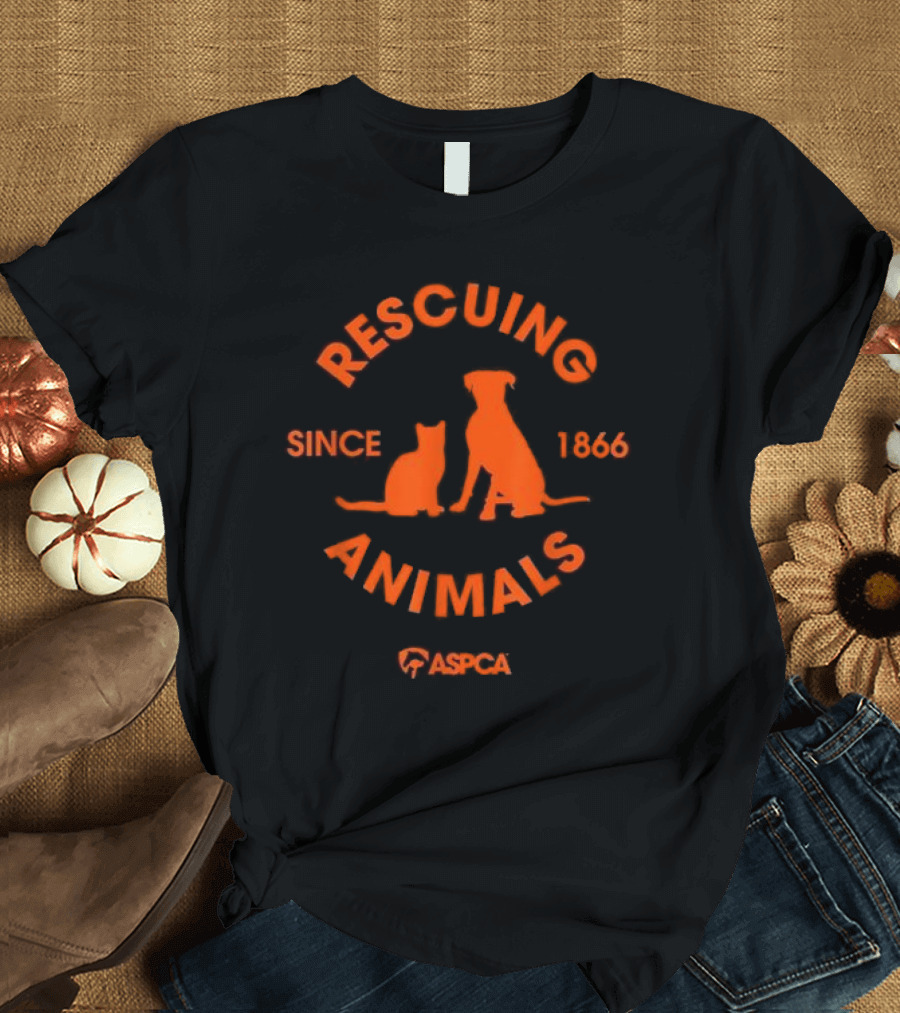 Rescuing Animals Since 1866 ASPCA Cat Dog T-Shirt