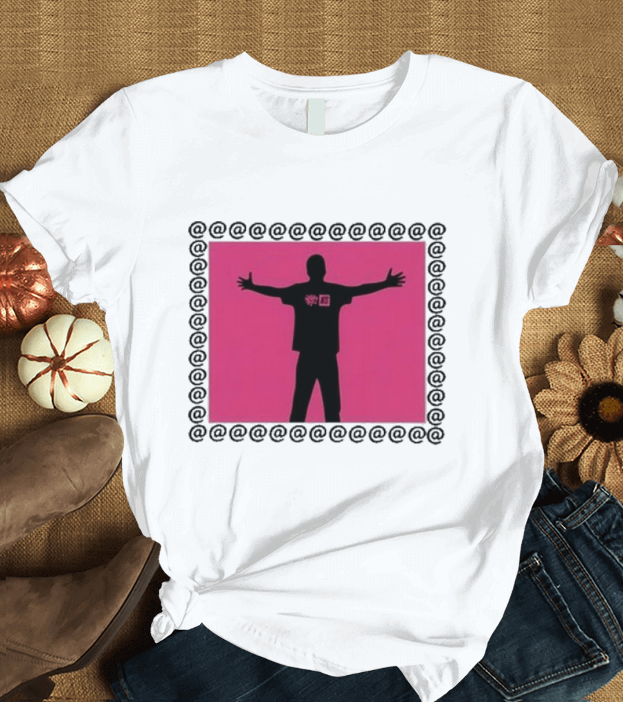 Always x NTS Core White Silhouette Logo Pink Frame T-Shirt