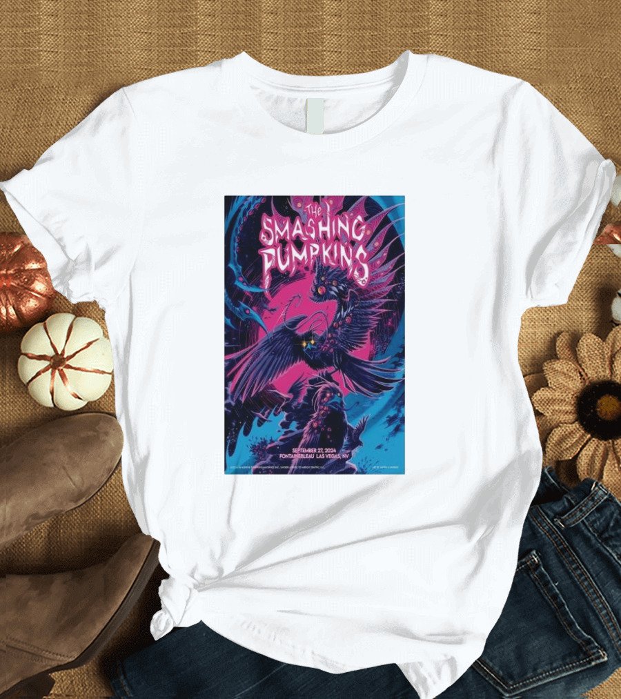 The Smashing Pumpkins September 27 2024 Fontainebleau Las Vegas NV Tour T-Shirt
