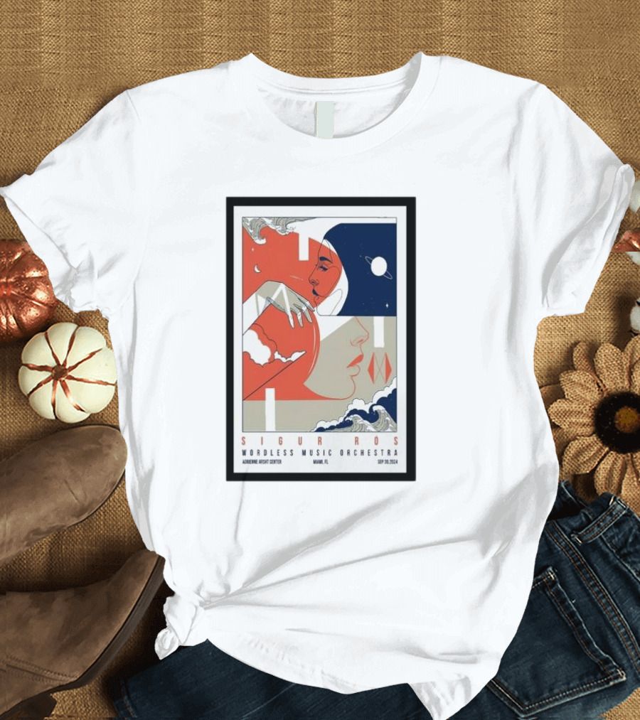Sigur Ros Wordless Music Orchestra Adrienne Arsht Center Miami FL Sep 30 T-Shirt