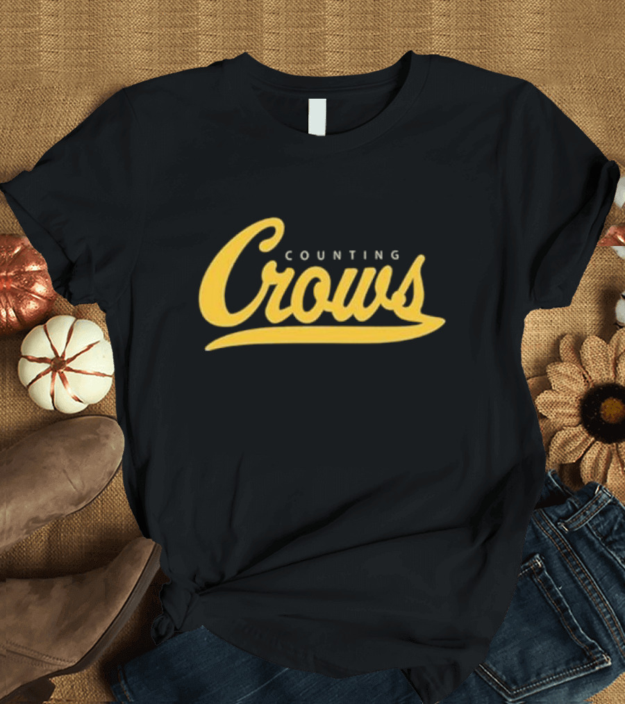Counting Crows University Cursive Script T-Shirt