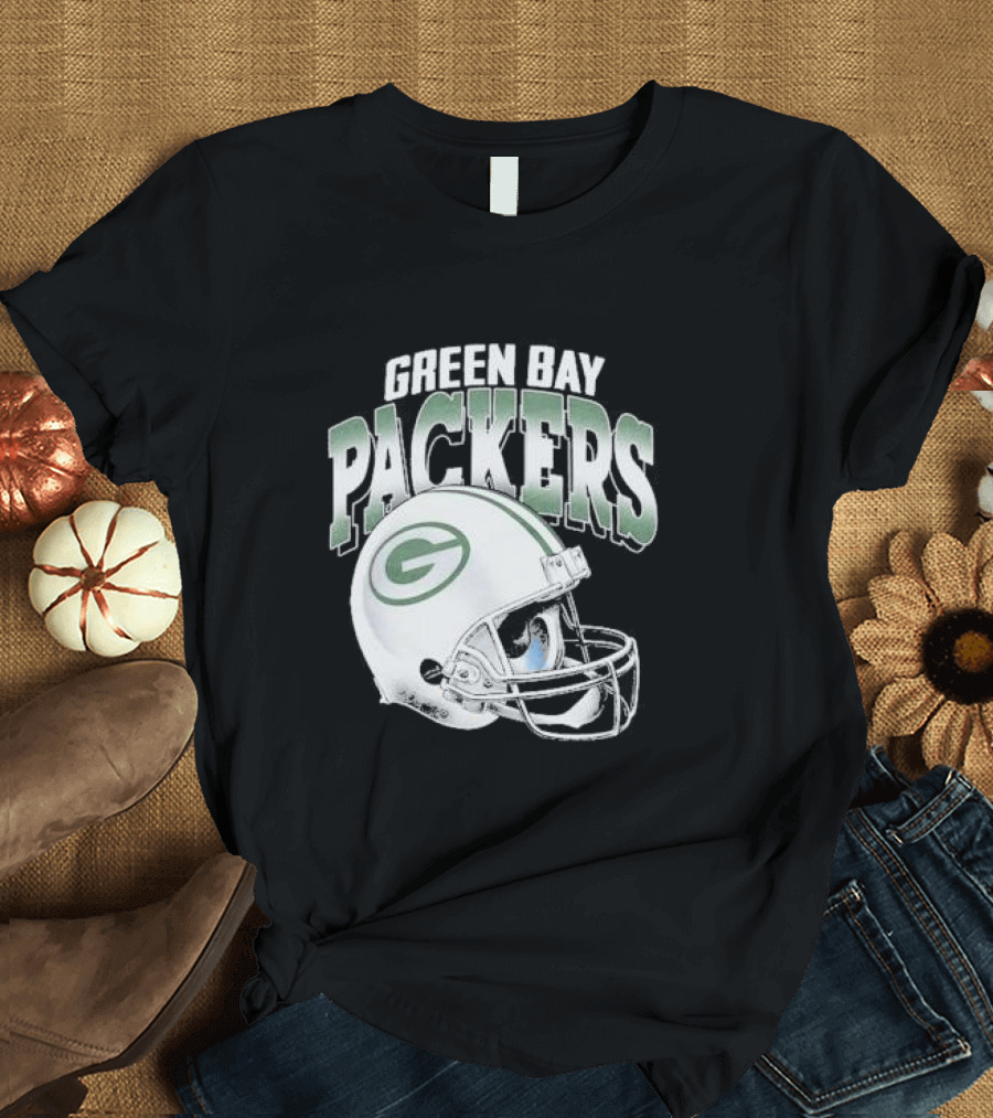 Green Bay Packers Classic Helmet Gradient T-Shirt