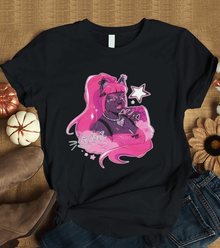 Monster High Catty Noir Pink Star Glam T-Shirt