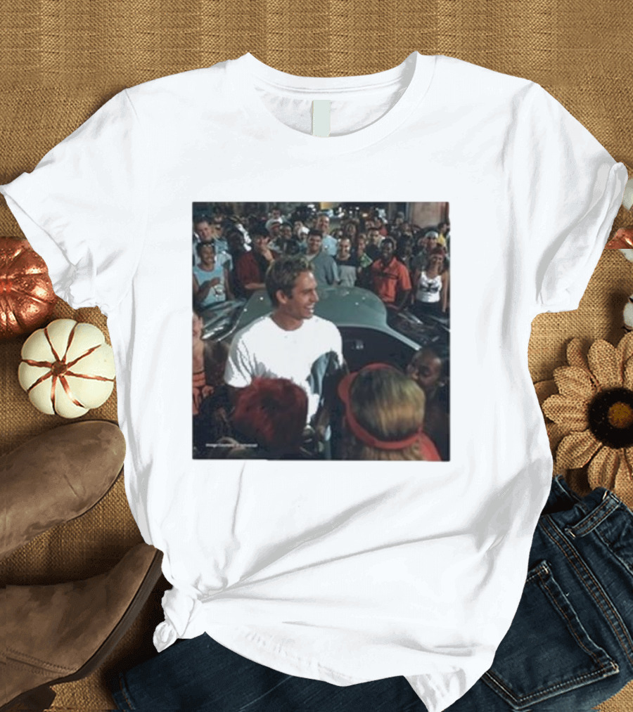 Paul Walker 51st Birthday Celebration Scene T-Shirt