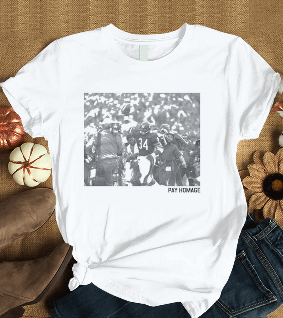 Walter Payton Pay Homage 34 Football Legend T-Shirt