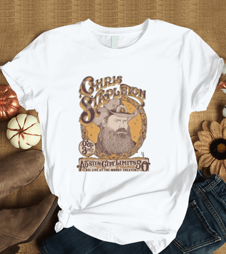 Chris Stapleton Oct 3 2024 Austin City Limits Live at The Moody Theater Event T-Shirt