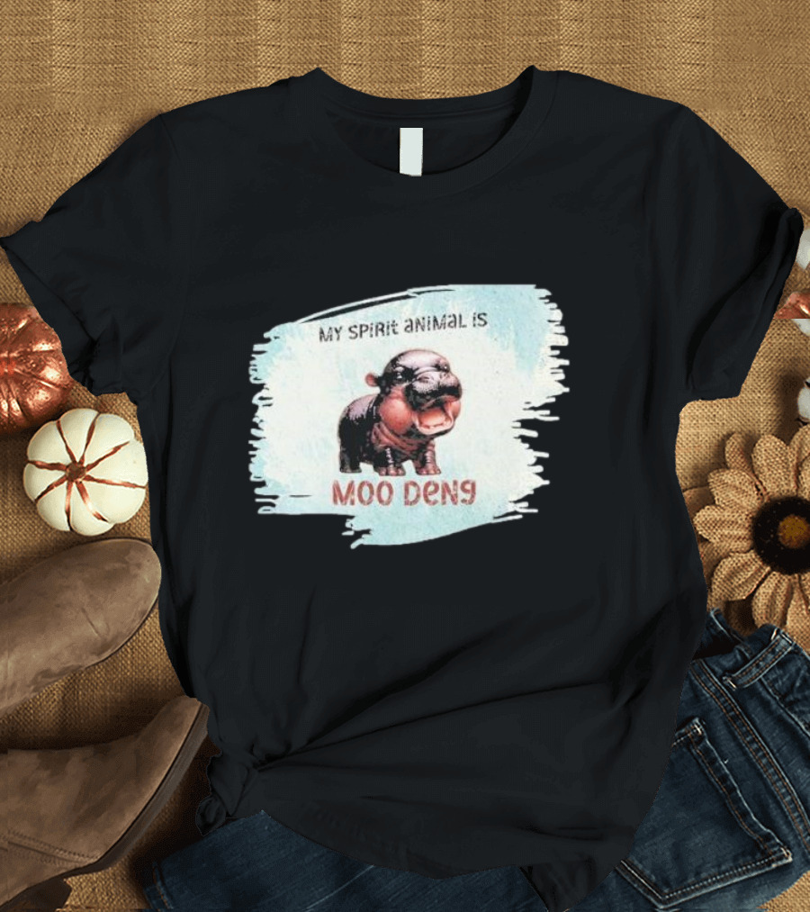 My Spirit Animal Is Moo Deng Hippopotamus T-Shirt