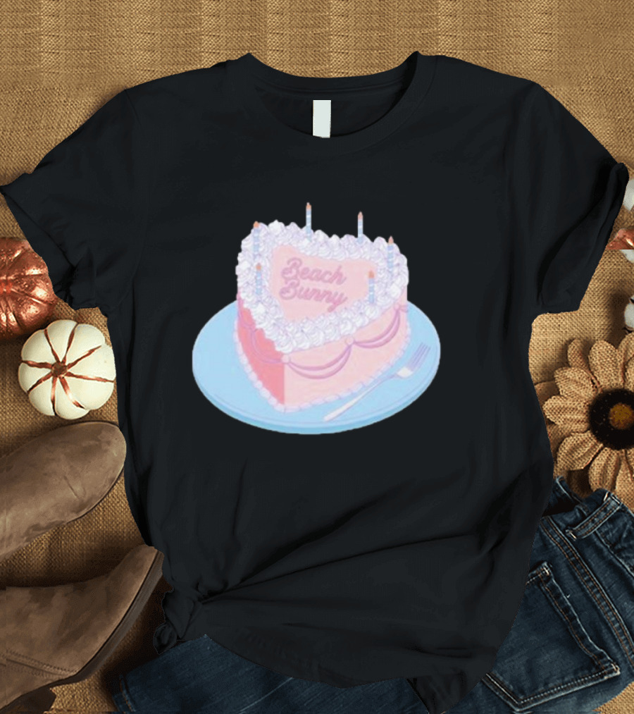 Beach Bunny Heart-Shaped Cake Clueless T-Shirt