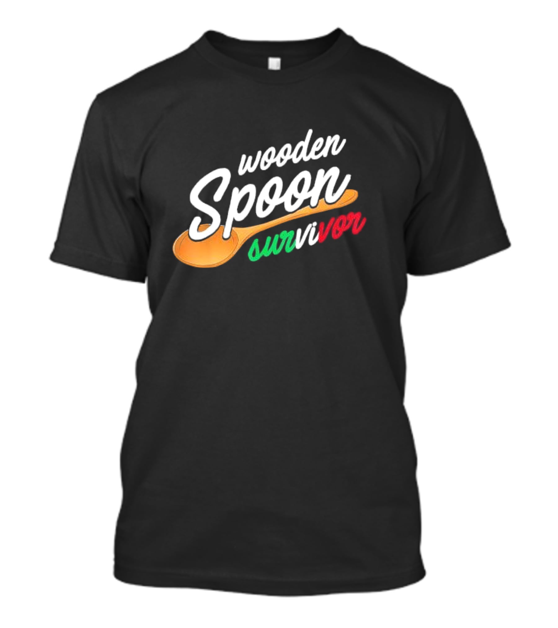 Wooden Spoon Survivor Italian Food Lovers T-Shirt