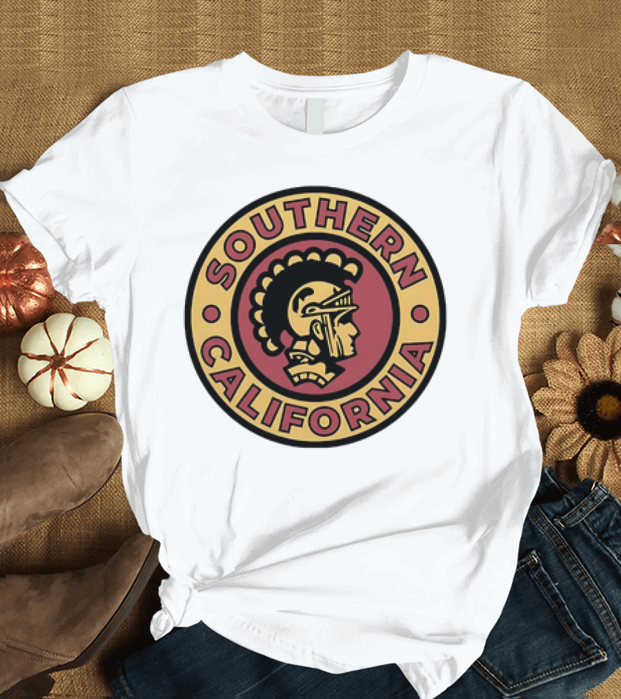 Southern California Trojan Warrior Circle Emblem T-Shirt