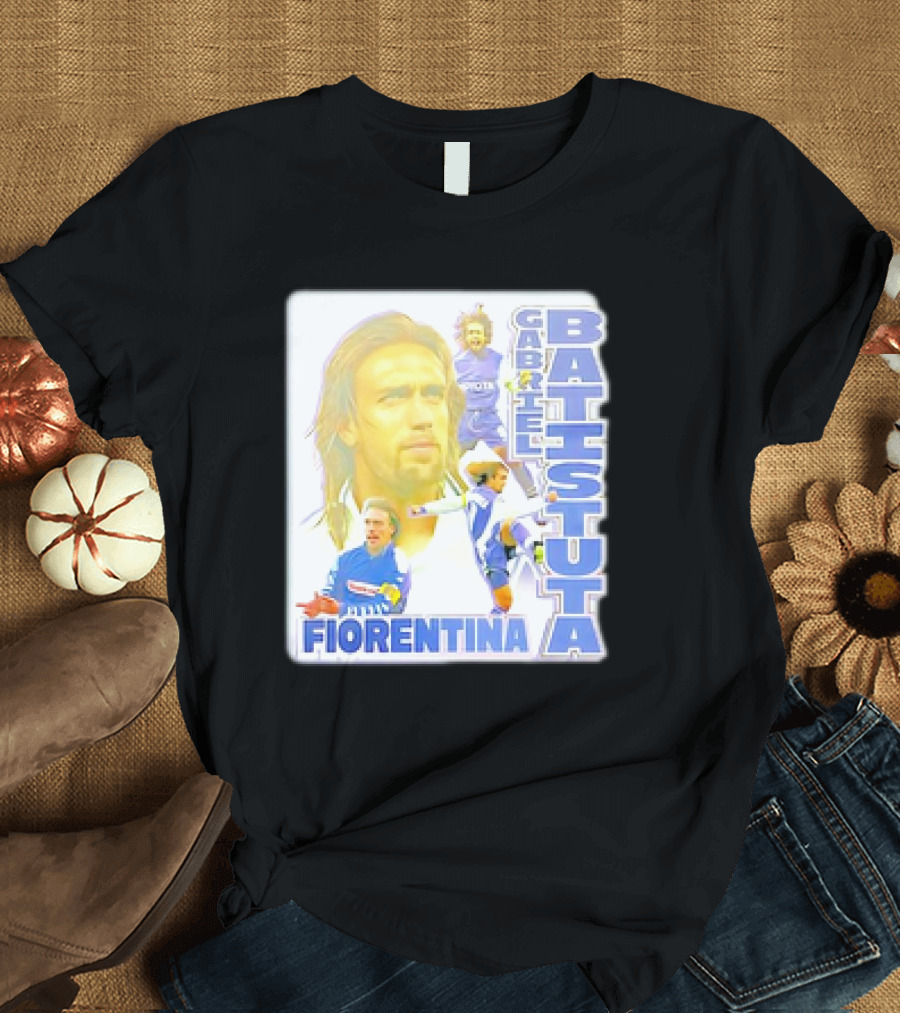Gabriel Batistuta Fiorentina Cult Kits Bootleg T-Shirt