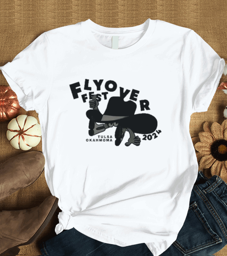 Flyover Fest 2024 Tulsa Oklahoma Nov 16-17 The Vanguard Cowboys T-Shirt