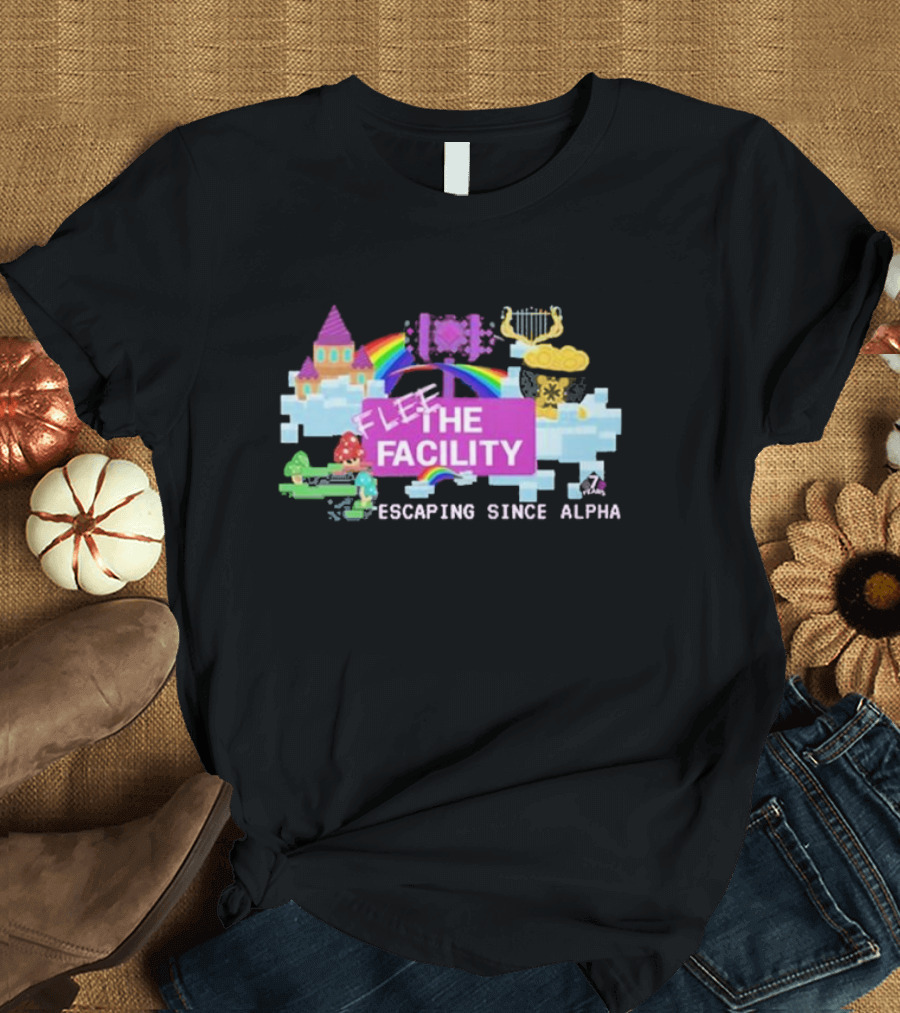 Flee The Facility Escaping Since Alpha 7th Anniversary Edition T-Shirt