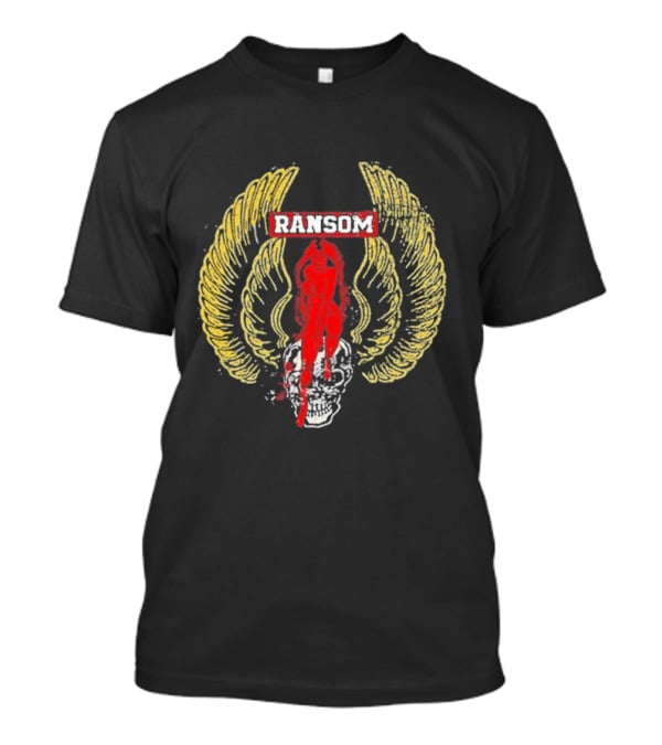 Ransom Skull Wings Red T-Shirt