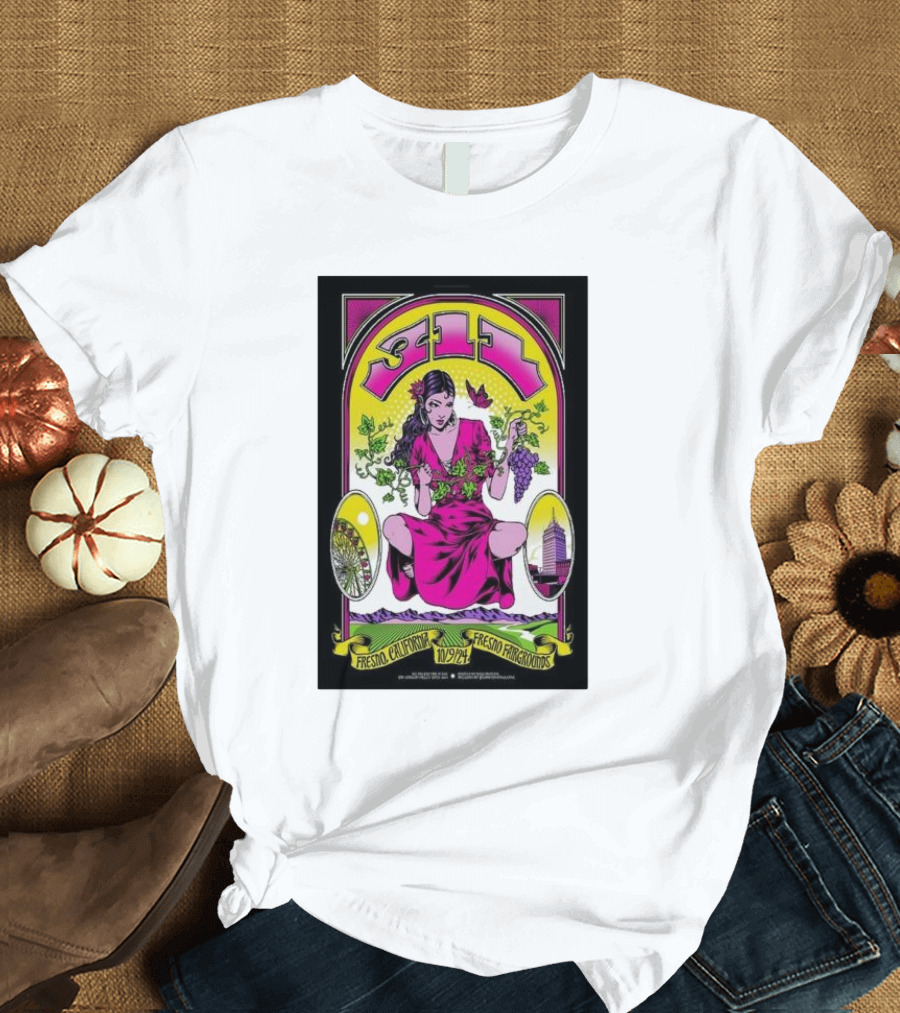 311 Big Fresno Fairgrounds October 9 2024 Fresno California Vibrant T-Shirt